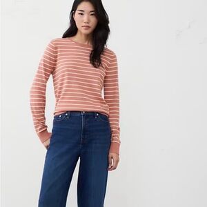 Banana Republic Striped Crew Neck Forever Sweater~NWT